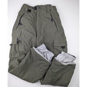 Turbine Olive Green Snowpants - Boys Medium (8)